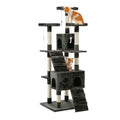 NNEDSZ Cat Tree 180cm Trees Scratching Post Scratcher Tower Condo House Furniture Wood-0