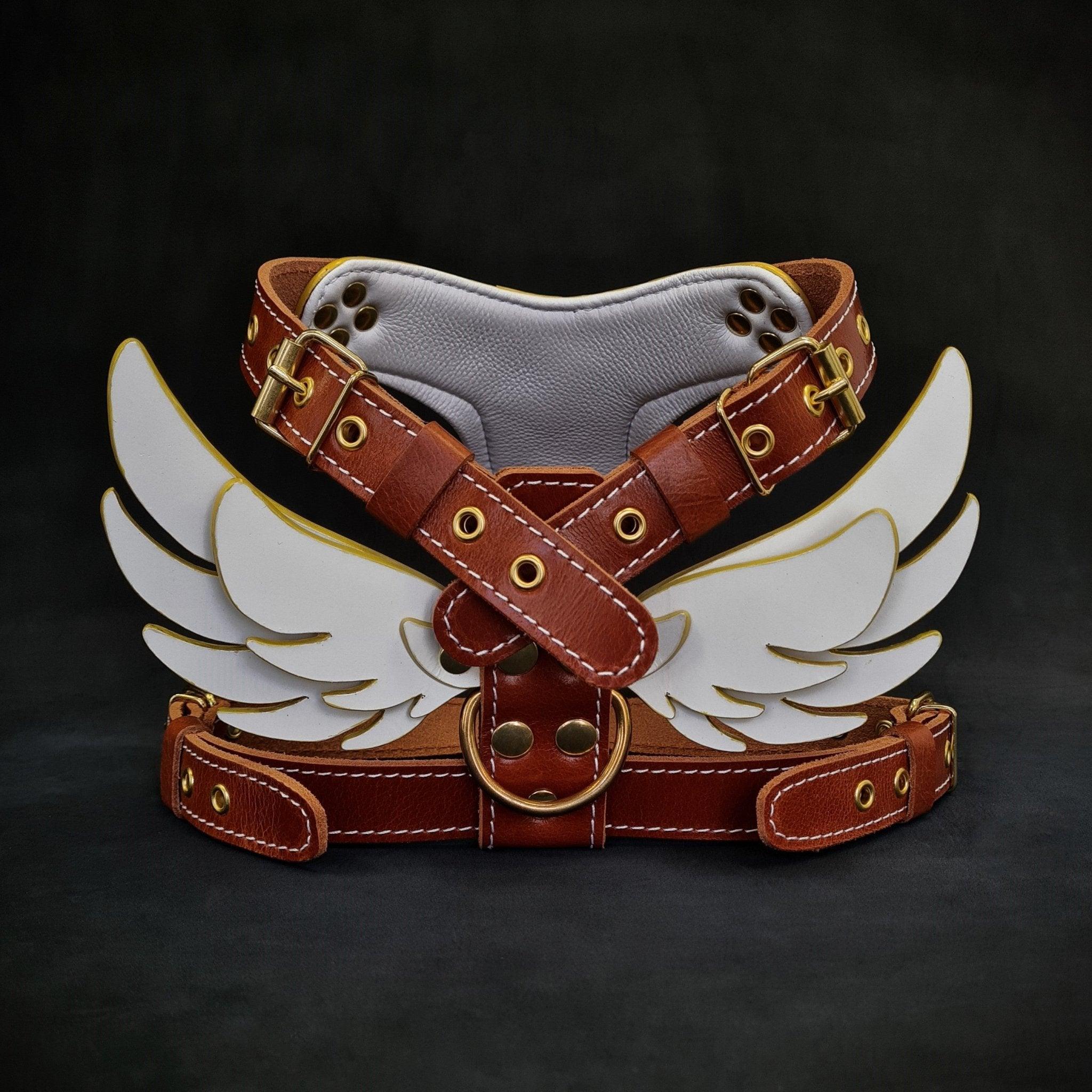 The "Hermes" leather harness -  Large and Giant Breeds-1